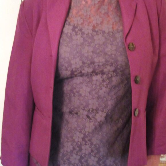 LOVELY ELEGANT VINTAGE TRISTAN & ISEUT PANTS & JACKET SET - Picture 4 of 7